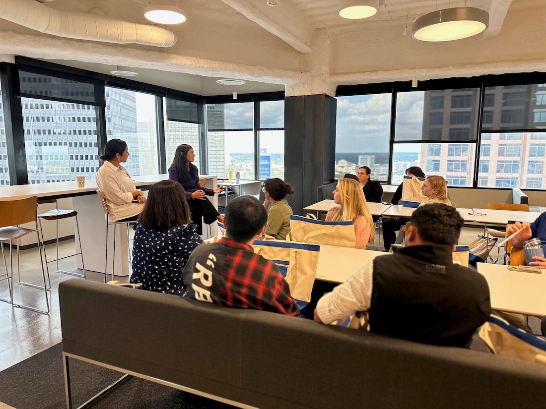 The Beck Group's Employee Wellness and Engagement Event being run by Dr. Ashwini Mehta and Lexy Young